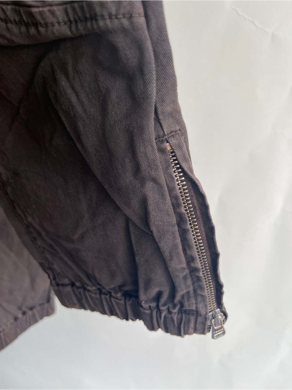 Frame Utility Pants Joggers Sz 28 Washed Mahagony Women’s EUC Dark Brown Ankle - Picture 4 of 6